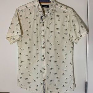 Casual button down short sleeve, Dino Skate